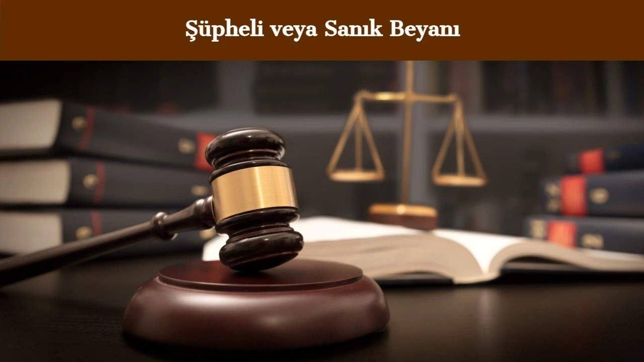 Şüpheli veya Sanık Beyanı Delili