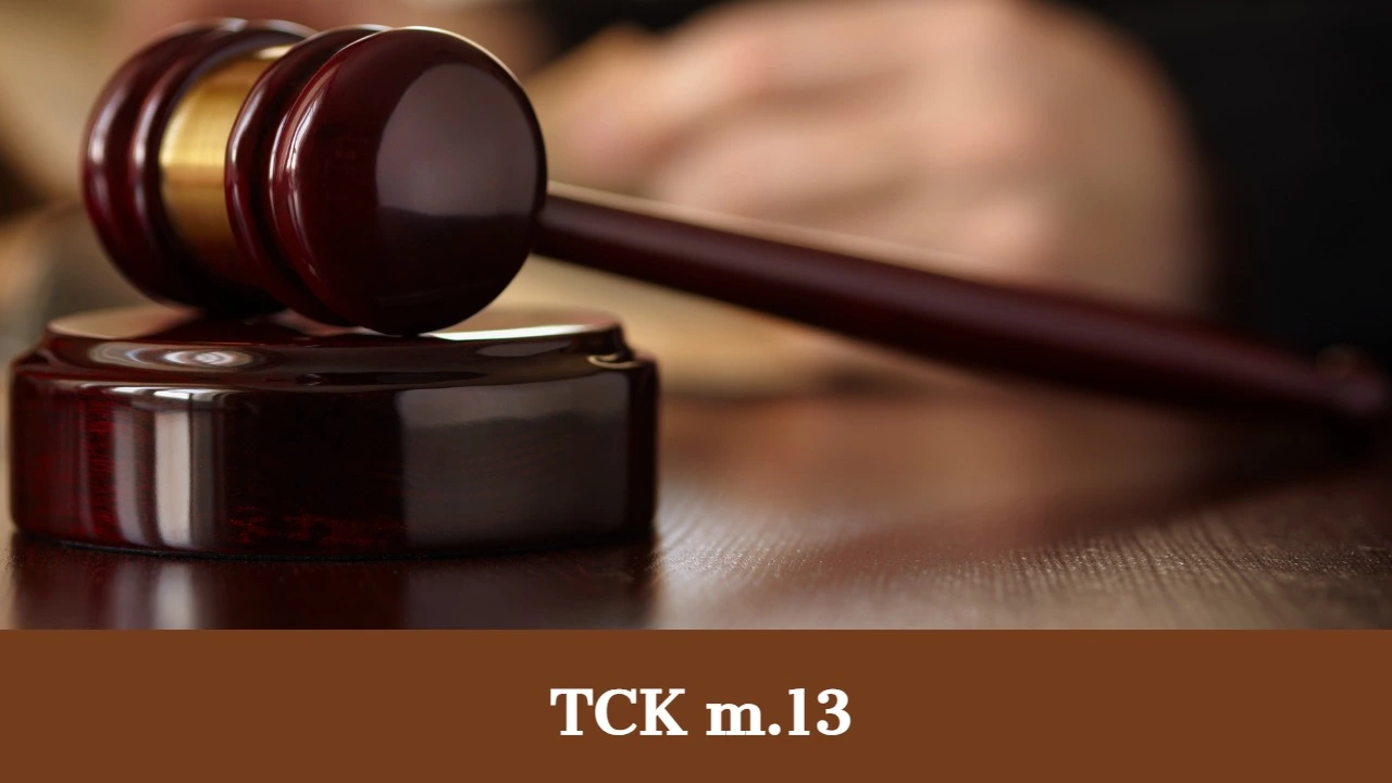 TCK Madde 13  Diğer Suçlar
